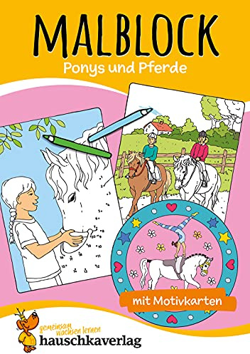 Malbuch ab 4 Jahre für Junge und Mädchen - Pferde: Ausmalbuch mit Mandalas und Ausmalbildern, Geschenk für Kinder (Malbücher und -blöcke, Band 604)