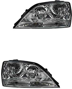 Halogen Scheinwerfer Set links & rechts Hauptscheinwerfer Frontscheinwerfer H7/H1 für Model Sorento I JC