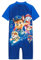 Paw Patrol Maillot de Bain Garçon Pat Patrouille Combinaison Piscine Une Pièce Maillot Anti UV Enfant Combinaison Natation Enfant Protection UV 50+ 18 Mois - 6 Ans (3-4 Ans, Navy)