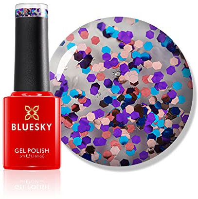 Bluesky Gel Nail Polish, Ibiza, Mini, SUM1916, Multicolour, Long Lasting, Chip Resistant, 5ml (Requires Drying Under UV LED Lamp)