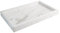 WORHE Italy Marble Vanity Tray for Jewelry, Perfume, Makeup, Candle,Towel Natural Modern Decorative Trays for Bathroom Bedroom Dresser Rectangle Kitchen Storage Organizer for Home Decor White FX031