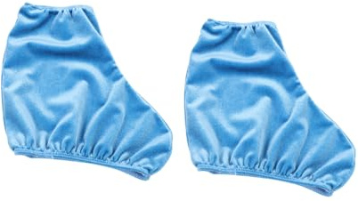 GRIRIW Cubrebotas para Patinaje Artístico de Poliéster Azul Resistencia al Desgaste, Protección para Botas de Patines de Hielo, Adecuado para Uso en Casa y Viaje