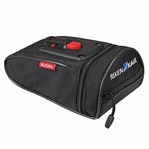 KLICKFix 0296S Satteltasche Micro 80 Plus, Schwarz, 18 x 8 x 6 cm