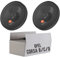 Lautsprecher - Einbauset passent mit JBL STAGE2 624 | 2-Wege | 16,5cm Koax für Opel Corsa B/C/D
