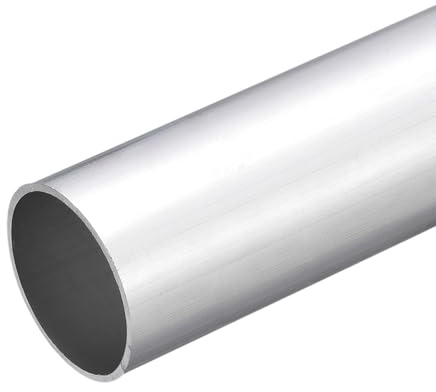DMiotech (38mm OD x 35mm ID) 6063 Aluminum Round Tube 300mm Length Industry Metal Tubing for Machinery Frame Construction DIY Projects