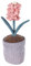 VDE Villa d'Este Home Tivoli 1999 Giacinto artificiale fermaporta 1 kg in tessuto, Garden