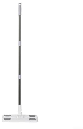 Sumsoctober Balai plat réutilisable avec lingettes jetables pour sol, lingettes en papier antistatiques, tampons de nettoyage pour sols, meubles et appareils électroniques