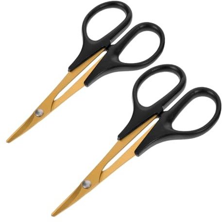 Toddmomy 2 Tijeras para Carrocería De Coche Tijeras para Coches Herramientas De Reparación De Aviones RC para Recortar Carrocerías De Coches RC De Detalle para
