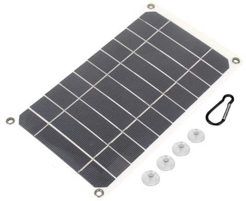 lyrlody Solpanel, Solpanelladdare, Starkt, Bekvämt Ljus, Portabel Vandring och Andra Utomhusaktiviteter för Sport, Resor, Camping