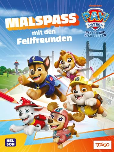 PAW Patrol Kindergartenheft: Malspaß mit den Fellfreunden: Malbuch ab 3 Jahren mit mehr als 60 PAW-Patrol-Ausmalbildern