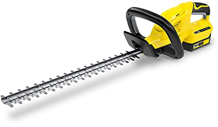Kärcher 18 V Cordless Hedge Trimmer HGE 18-45, Cutting Length: 45 cm, Diamond-ground Blade, Weight: 2.68 kg, Power: Max 250-500 m, Can be Used with The 18 V Battery, Battery not Included