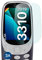 moex Pellicola protettiva trasparente compatibile con Nokia 3310 (2017), pellicola schermo cristallina, protezione schermo HD, pellicola sottile antigraffio, 3 pezzi, Ultra-Chiaro