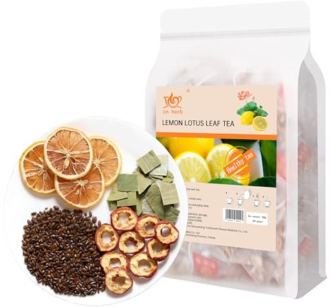 Lemon Lotus Leaf Tea 200g/ Bag Triangle Tea Contains Cassia Seed and Hawthorn Lemon Slices