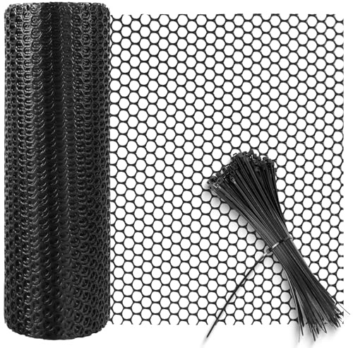 Malla Plastico Jardin, Alambre de Plástico para Gallinas, Mallas para Gallinero de Aves de Corral Balcón, Para Decoración del Hogar y Jardinería, Red de Para Patio