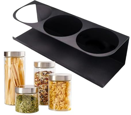 Soporte de taza magnética: organizador de 3 ranuras, rejilla para máquinas de café, estante de botella duradero, soporte de bebidas compacta de servicio pesado | Lado del refrigerador para la