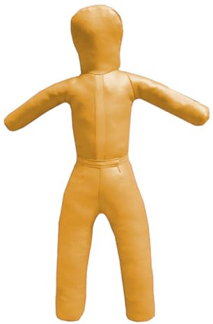 Baoblaze Muñeco de Boxeo para niños, sin Relleno, multifunción, de Cuero sintético, 110 cm de Altura, Amarillo
