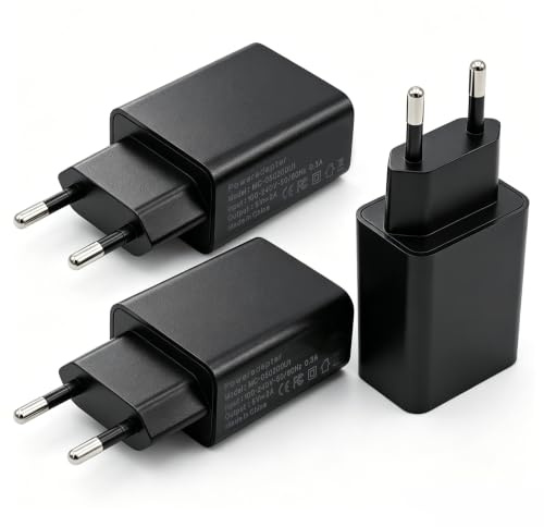 3 Piezas 5V 2A Cargador USB 10W Universal Enchufe de Carga