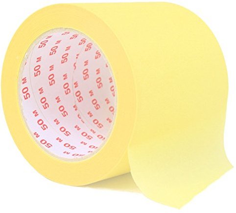 Lot de 24 rubans de masquage ou de peinture pour travaux de peinture professionnels, 50 m x 100 mm
