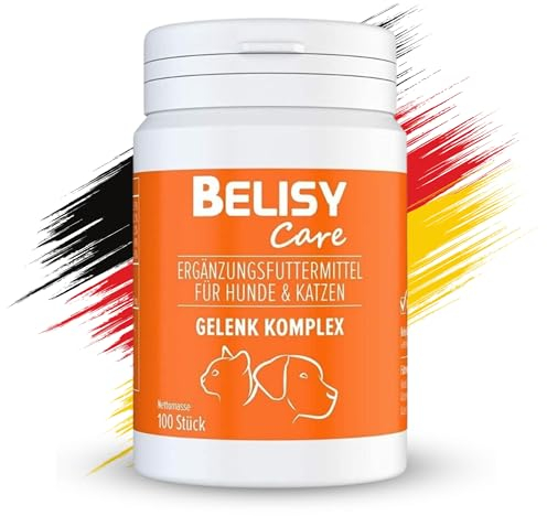 BELISY Pastillas articulares naturales para perros – con mejillón de labios verdes, glucosamina, garra del diablo y MSM – Pastillas de protección articular para perros (150 g)