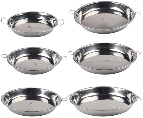 URPIZY rostfritt stål grill- och pizzaplåt med handtag ¨f enkel att bära, 26–38 cm, ugns- och grillsäker, för bakning och servering
