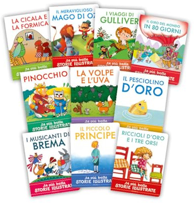 La mia prima biblioteca di fiabe illustrate. Stampatello maiuscolo. Ediz. a colori