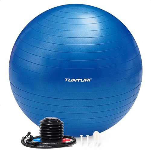 Tunturi Gymnastikball, Blau, 90 cm, 14TUSFU235