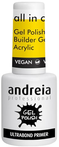 Andreia Professional Primer Ongles - Primer Ultrabond Nettoyant pour Préparer l'Ongle avant la Couche de Base - Pour le Vernis Acrylique et en Gel - Sans Acide - Excellente Adhésion - 10,5ml