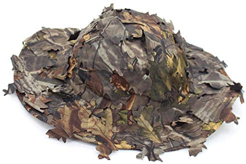 Lejie 3D Ghillie Hats Outdoor Camouflage Sonnencreme Jagd Angeln Cap Breitkrempigen Camouflage Hut Baseballmütze