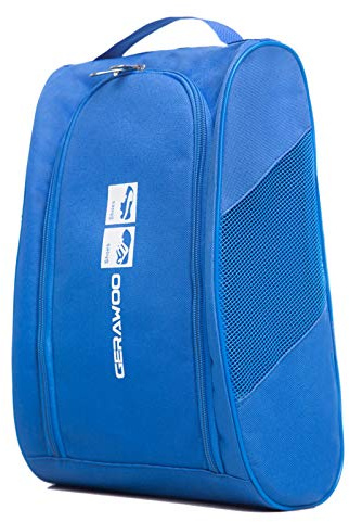 Borse per Scarpe da Golf e Calcio, Porta Scarpe da Viaggio di Alta Qualità, Sacchetti Scarpe da Uomo Donna (Blu)