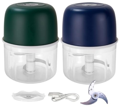 Choppeur électrique à l'ail avec fonction de broyage et de coupe oignon pour l'ail - Fonction de hop oignon pour l'ail sans fil multifonction portable portable cuisine bébé cuiseuse