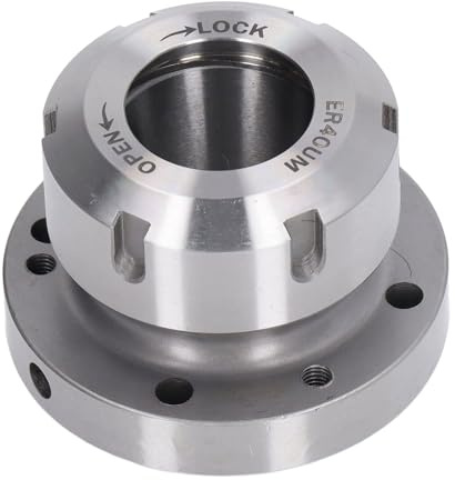 ER40 Clamping Collet Chuck High Precision Durable Carbon Steel CNC Milling Machine Lathe Tool Holder 80mm Diameter