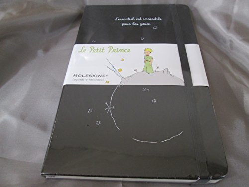 Blanko Notizbuch, Limited Edition: Der kleine Prinz, 13x21 cm, schwarz