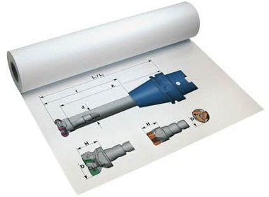 InkJet-Plotterpapier auf Rollen Premium InkJet matt, 180 g/qm, 91,4 cm breit, 30,0 m lang