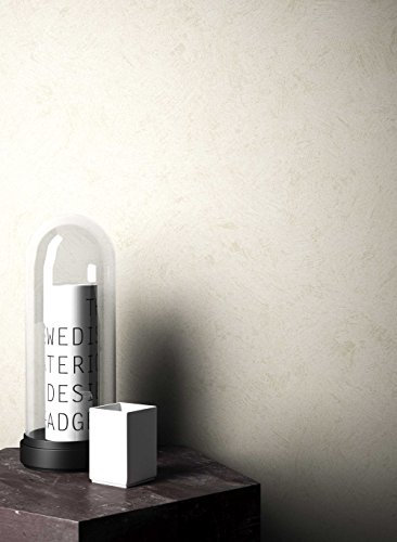 NEWROOM Papel pintado barroco beige vellóntapete Uni Unifarbe Struktur hermoso diseño moderno 3d mirada , incluyendo papel tapiz guía