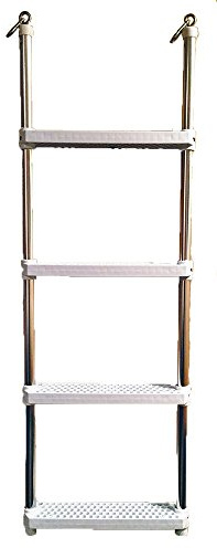 Island Hopper Aluminum Upgraded Ladder for Water Trampolines and Water Bouncers