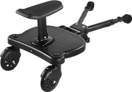 Ykop Buggy Board Kid Boards Trittbrett Mit Sitz Für Kinderwagen Mitfahrbrett Universal Passend Für Alle Kinderwagen Geeignet, Mit Einer Maximalen Belastung Von 25 KG