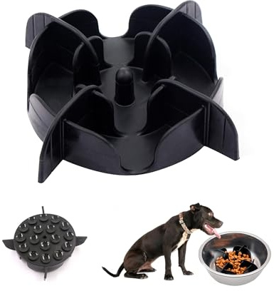 Ciotola Cani Slow Feeder Inserire - Anti Ingozzamento Ciotola per Alimentazione Lenta Per Cani e Gatti, Allevia l'indigestione e la sovralimentazione