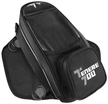 HUIGAR Tankrucksack Motorrad Für Yamaha Für TENERE 700 XTZ700 T700 Wasserdichter Motorrad-Tankrucksack Mit Schlüsselanhänger(with Logo)