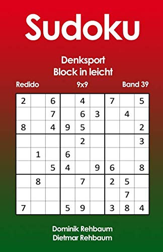 Redido Sudoku Block in leicht | Denksport | 9x9 | Band 39