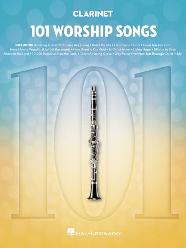 101 Worship Songs for Clarinet.