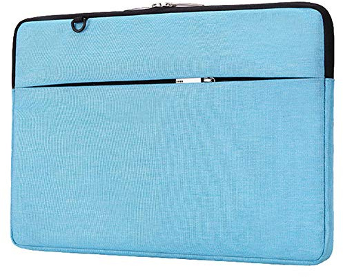 Laptop Tablet Sleeve Case Bag for 15 Inch MacBook/Surface/Ultrabook/Chromebook, with Accessory Bag,Blue,15 Inch