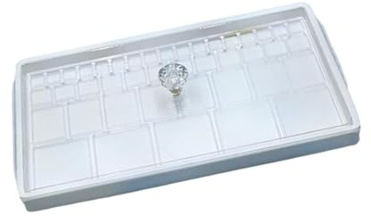 Zanthicia Caja de almacenamiento de piezas reloj, resistente, a prueba polvo, organizador herramientas reparación, colección piezas reloj y soluciones accesorios, caja accesorios,