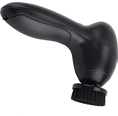 Tiiyee Electric Shoe Cleaner Brush, 5.3 * 2.7 * 1.8in Electric Shoe Polisher Brush Handheld Shoe Cleaning Dust Portable Leather Polish Care Kit with Replaceable Head for Boots Bags Sofa Maintenance