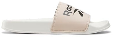 Reebok Men's Fulgere Slide Sandal, Chalk/Soft Ecru/Core Black, 8 UK