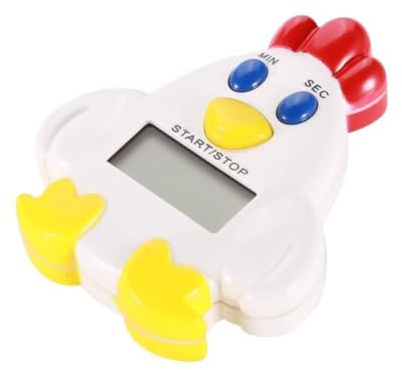 Magnetischer Küchentimer, niedlicher Hahn-Form Digitaler Timer Digitaler Küchentimer für das Küchenstudium Digitaler Timer Countdown-Uhren Dekorative Kochuhren Kochen Countdown Timer für Lehrer(01)