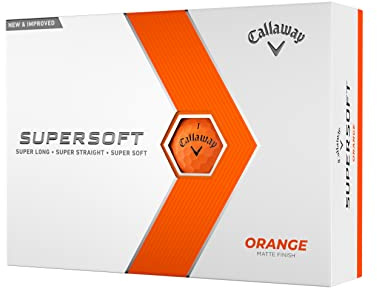 Callaway Bola de Golf Supersoft Naranja
