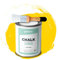 PECTRO Chalk Paint Vernice a Gesso 750ml + Pennello Tondo in Legno Pack - Pittura per Mobili Senza Carteggiare - Chalk Paint Bianco e Colori per legno Efetto Polvere (GIALLO LIMONE)