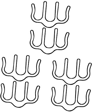 ifundom 3 Sätze Notenbuch-seitenhalter Metall-notenklammer Klavier-tabs-klemme Notenordner Schreibwaren-seitenklammern 2 Stück * 3