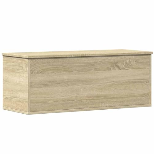vidaXL Förvaringslåda sonoma-ek 90x35x35 cm konstruerat trä