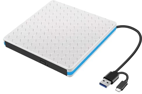 SHOOYIO Graveurs externes USB C pour DVD, ordinateurs portables, ultrabooks, lecteurs DVD externes portables pour ordinateur portable
